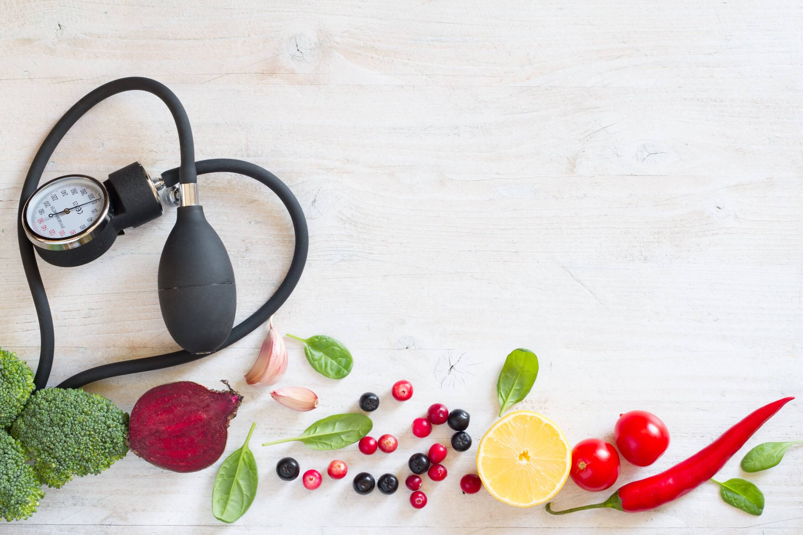 Healthy diet choices that support normal blood pressure