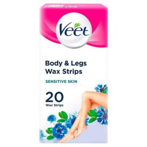 Veet Legs and Body Wax Strips for Sensitive Skin - 20