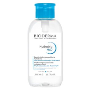 Bioderma Hydrabio Micellar Water Make-Up Remover for Dry Skin Reverse Pump - 500ml