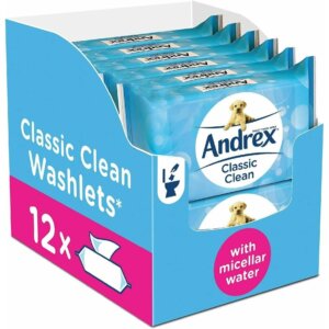 Andrex Classic Clean Washlets - 12
