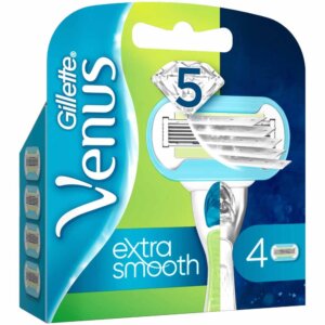Gillette Venus Extra Smooth Women's 5-Bladed Razor Pack - 4 Refills