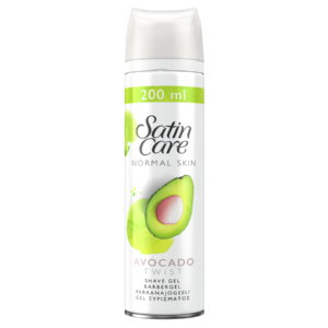 Satin Care for Women Shaving Gel with Avocado Twist - 200ml