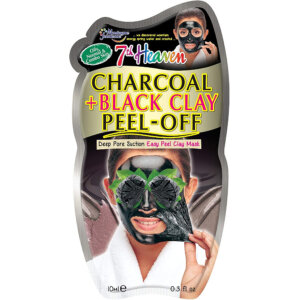 7th Heaven Peel-Off Face Mask Charcoal and Black Clay - 1
