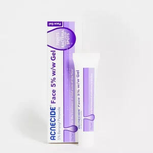 Acnecide Face Gel Spot Treatment with 5% Benzoyl Peroxide - 15g