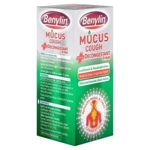 Benylin Mucus Cough Plus Decongestant Syrup - 100ml