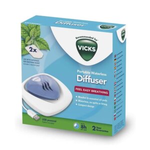 Vicks Portable Waterless USB-Powered Diffuser - 1