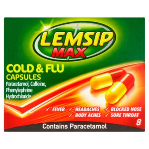 Lemsip Max Cold and Flu Capsules - 8