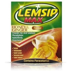 Lemsip Max Honey and Ginger Powder Sachets - 10