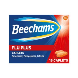 Beechams Flu-Plus Cold and Flu Relief Caplets - 16