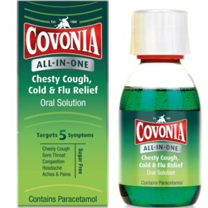 Covonia All-in-One Chesty Cough, Cold and Flu Relief Oral Suspension - 150ml