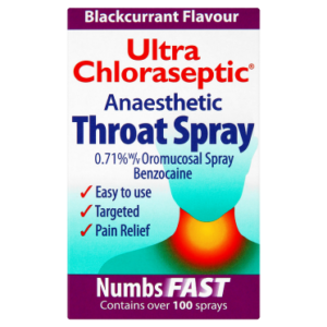 Ultra Chloraseptic Blackcurrant Anaesthetic Throat Spray - 15ml