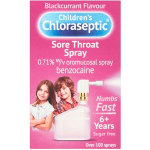Children's Chloraseptic Throat Spray Blackcurrant - 15ml