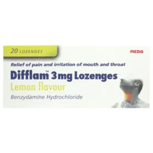 Difflam Lemon Mouth and Throat Lozenges - 20