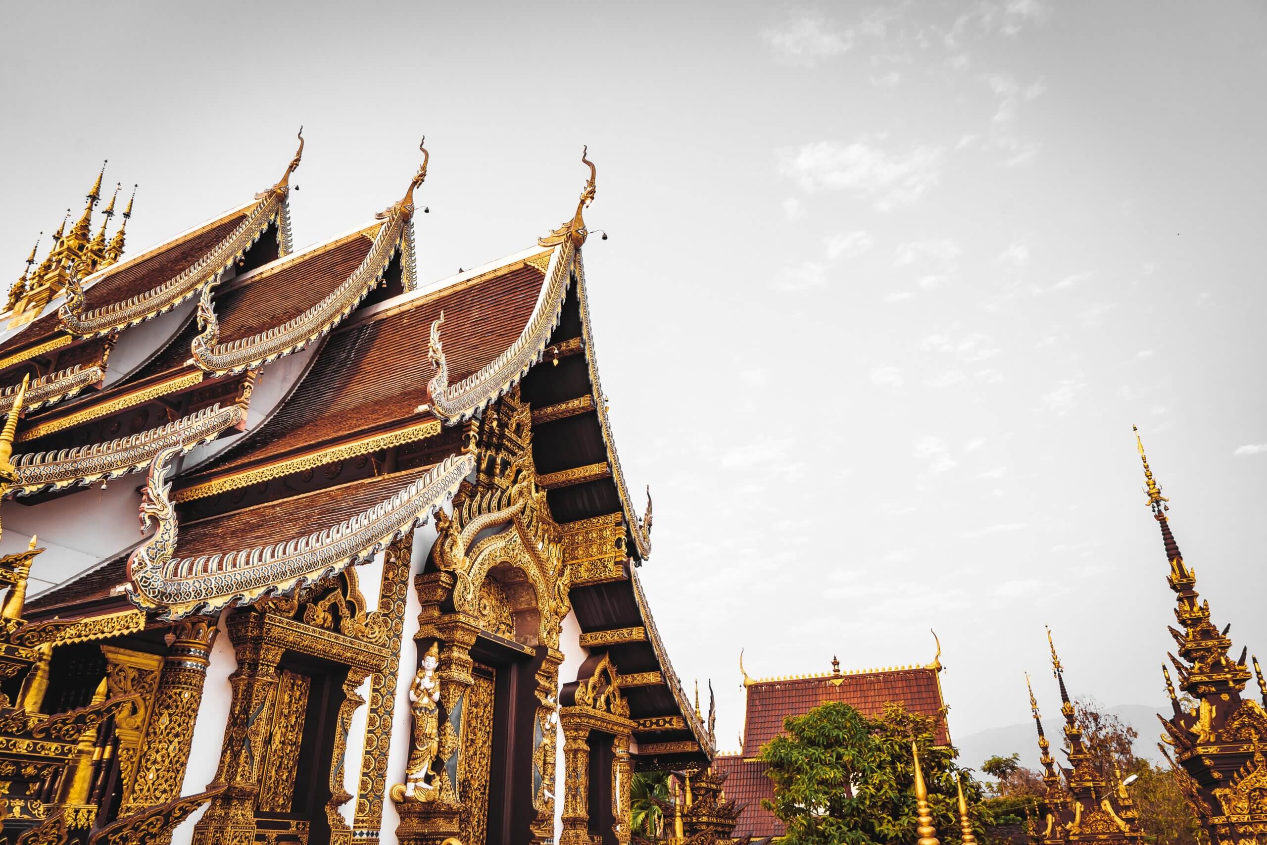 Picture of temple roof in Thailand