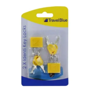 Travel Blue Identi Key Locks - Twin Pack