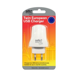Twin European USB charger