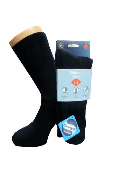 Cotton Diabetic Socks - 6-11