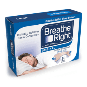 Breathe Right Original Nasal Strips Large Tan - 30