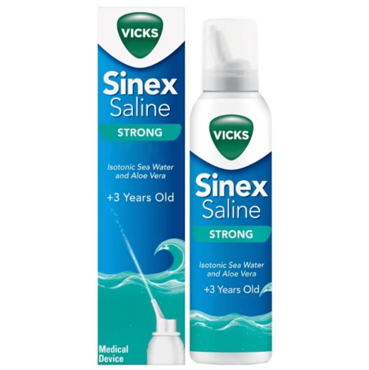Vicks Sinex Saline Strong Nasal Spray 3 in 1 - 120ml