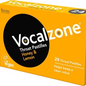 Vocalzone Honey and Lemon Throat Pastilles - 24